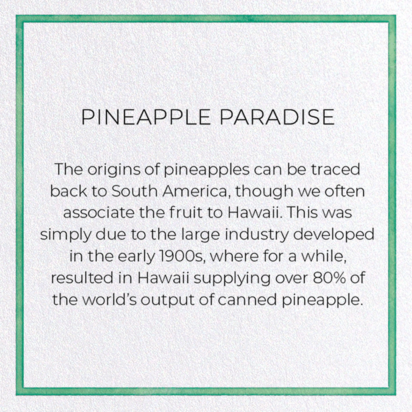 PINEAPPLE PARADISE: Painting Greeting Card
