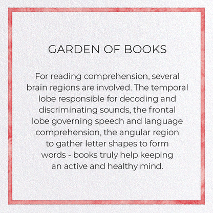 GARDEN OF BOOKS: Painting Greeting Card