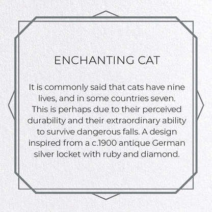 ENCHANTING CAT: Painting Greeting Card