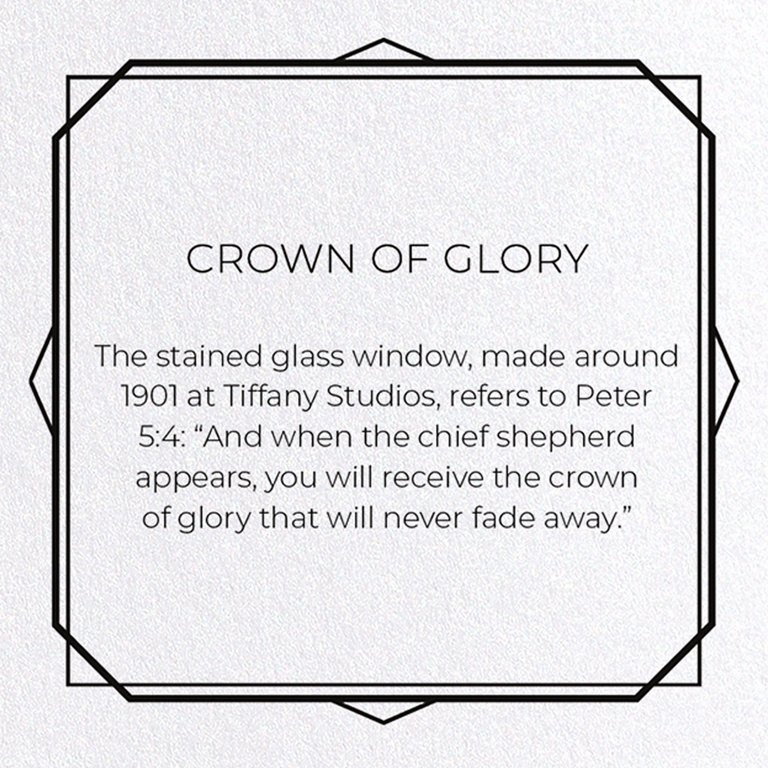 CROWN OF GLORY: Painting Greeting Card