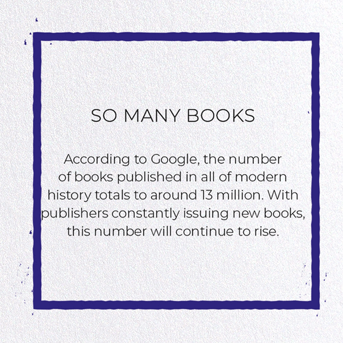 SO MANY BOOKS: Painting Greeting Card