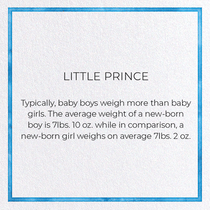 LITTLE PRINCE: Watercolour Greeting Card
