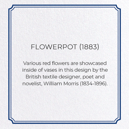 FLOWERPOT (1883): Pattern Greeting Card