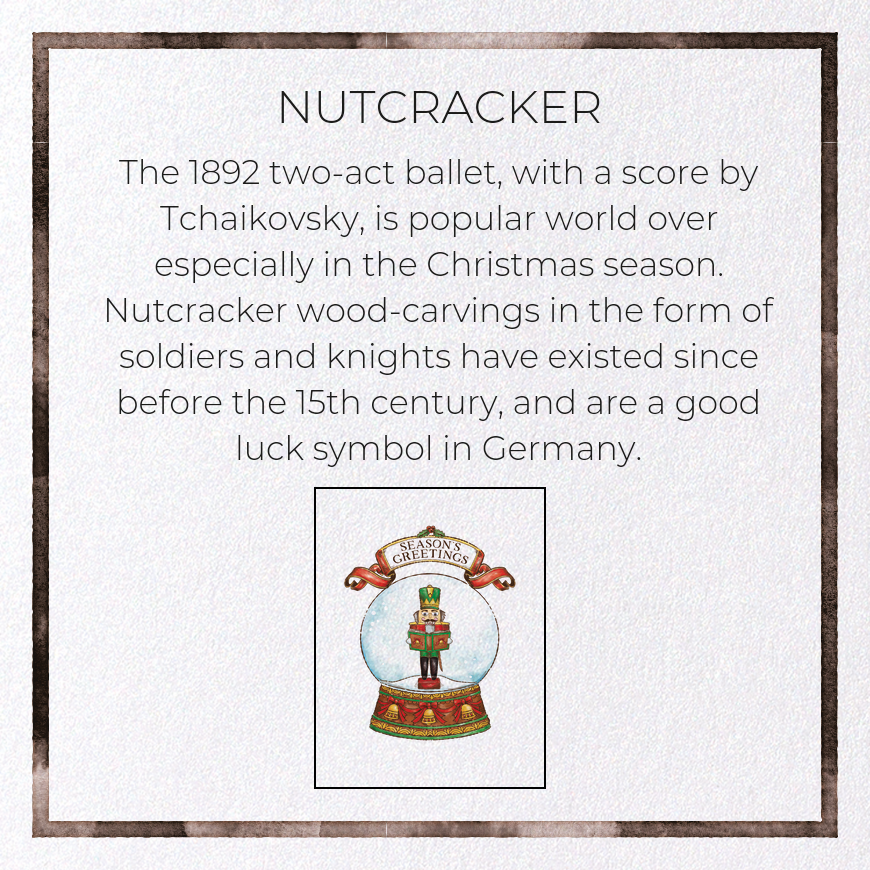 NUTCRACKER: Victorian Greeting Card