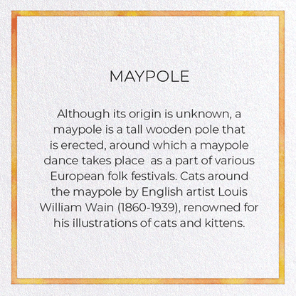 MAYPOLE: Painting Greeting Card
