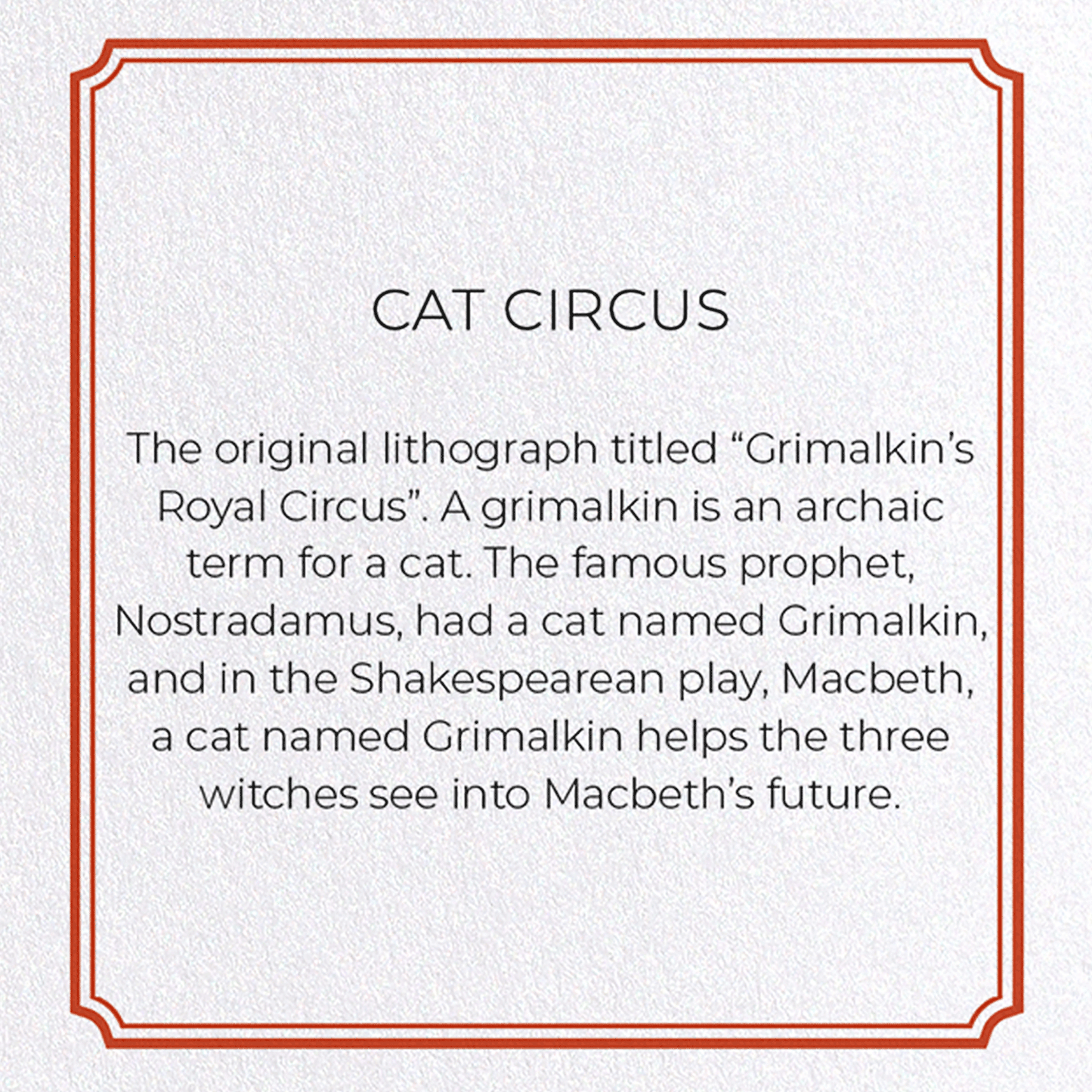 CAT CIRCUS: Painting Greeting Card