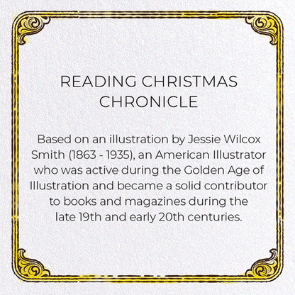 READING CHRISTMAS CHRONICLE: Victorian Greeting Card