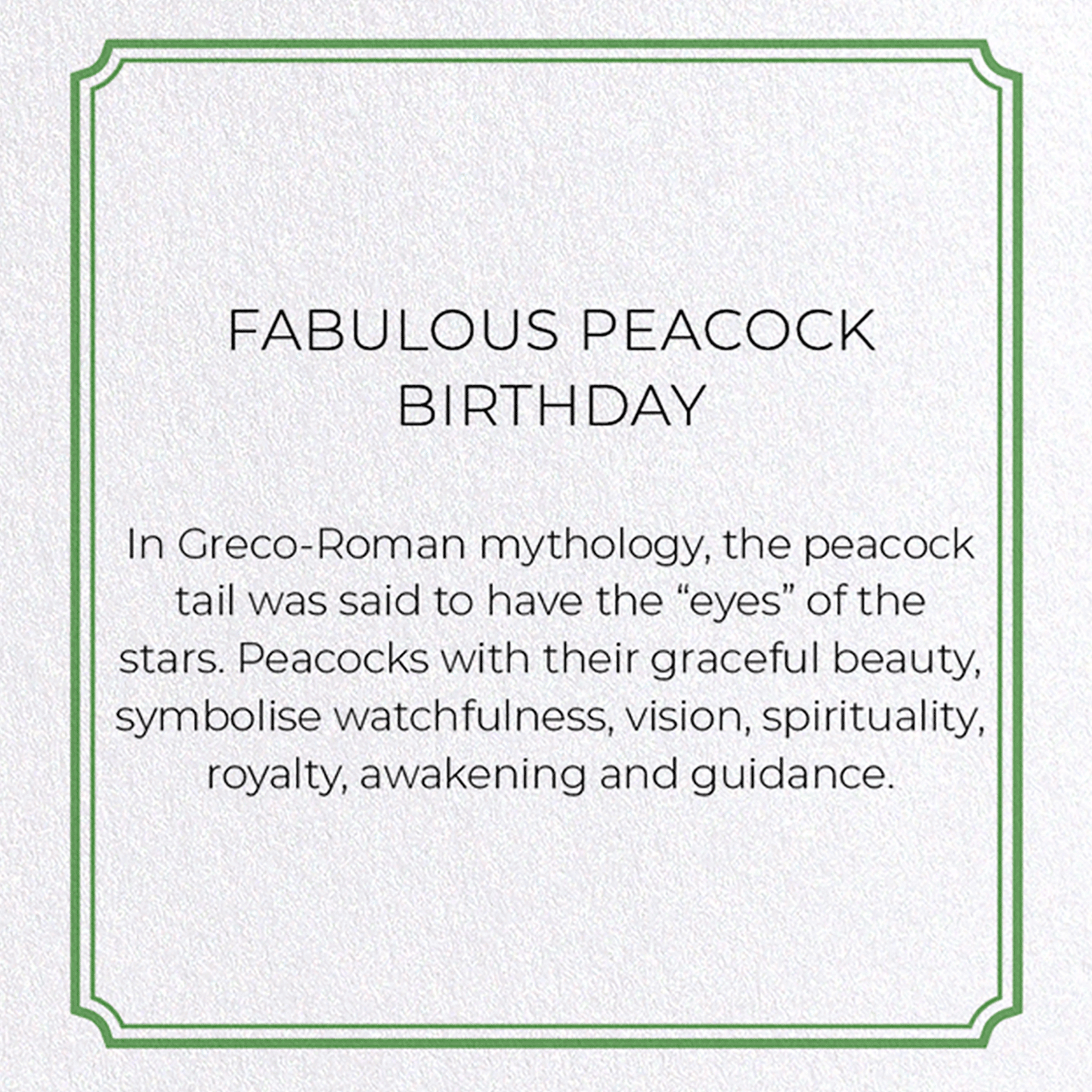 FABULOUS PEACOCK BIRTHDAY: Painting Greeting Card