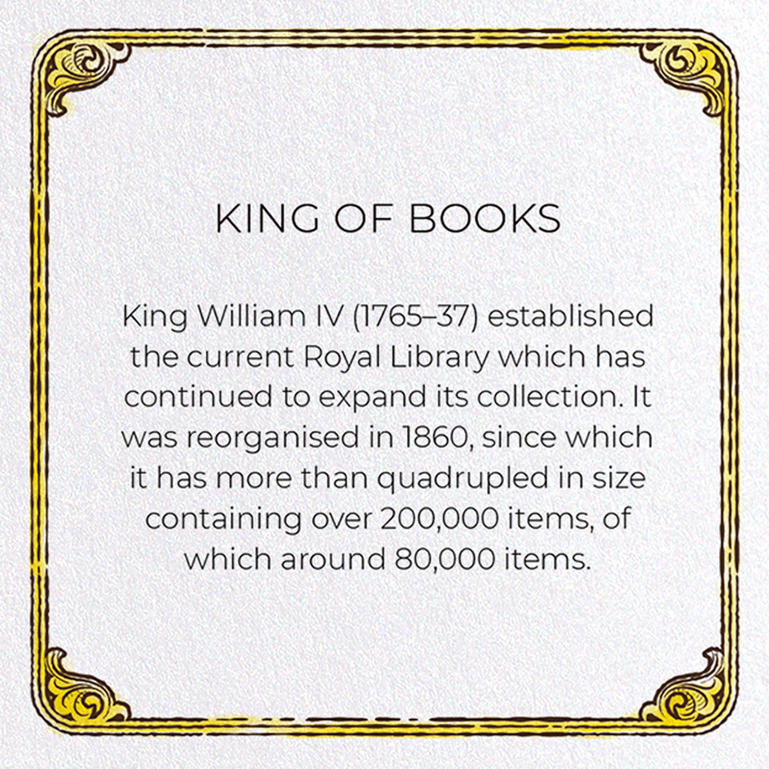 KING OF BOOKS: Victorian Greeting Card