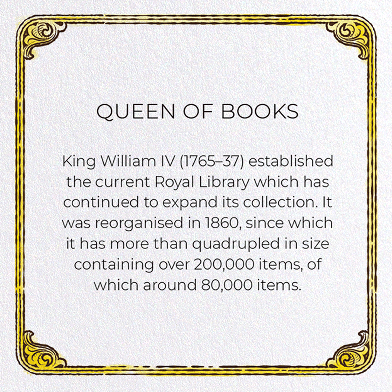 QUEEN OF BOOKS: Victorian Greeting Card