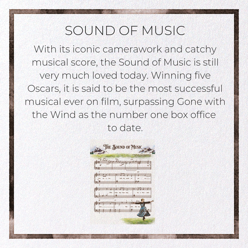 SOUND OF MUSIC: Victorian Greeting Card