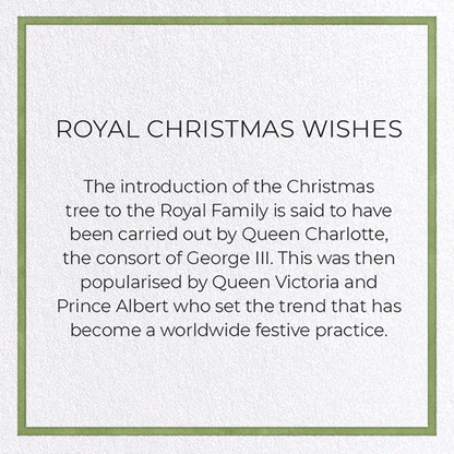 ROYAL CHRISTMAS WISHES: Victorian Greeting Card