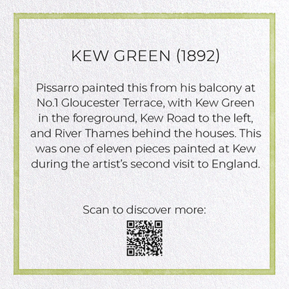 KEW GREEN (1892): Painting Greeting Card