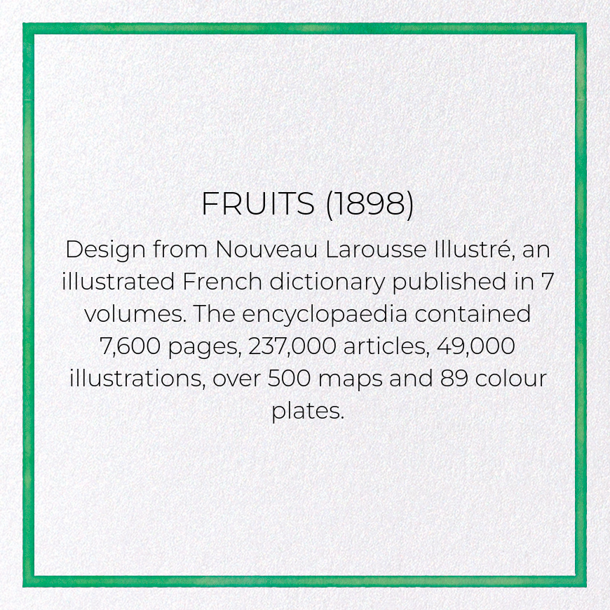 FRUITS (1898): Painting Greeting Card