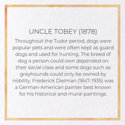 UNCLE TOBEY (1878): Painting Greeting Card