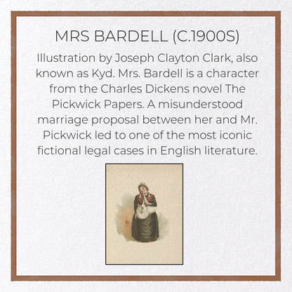 MRS BARDELL (C.1900S): Painting Greeting Card