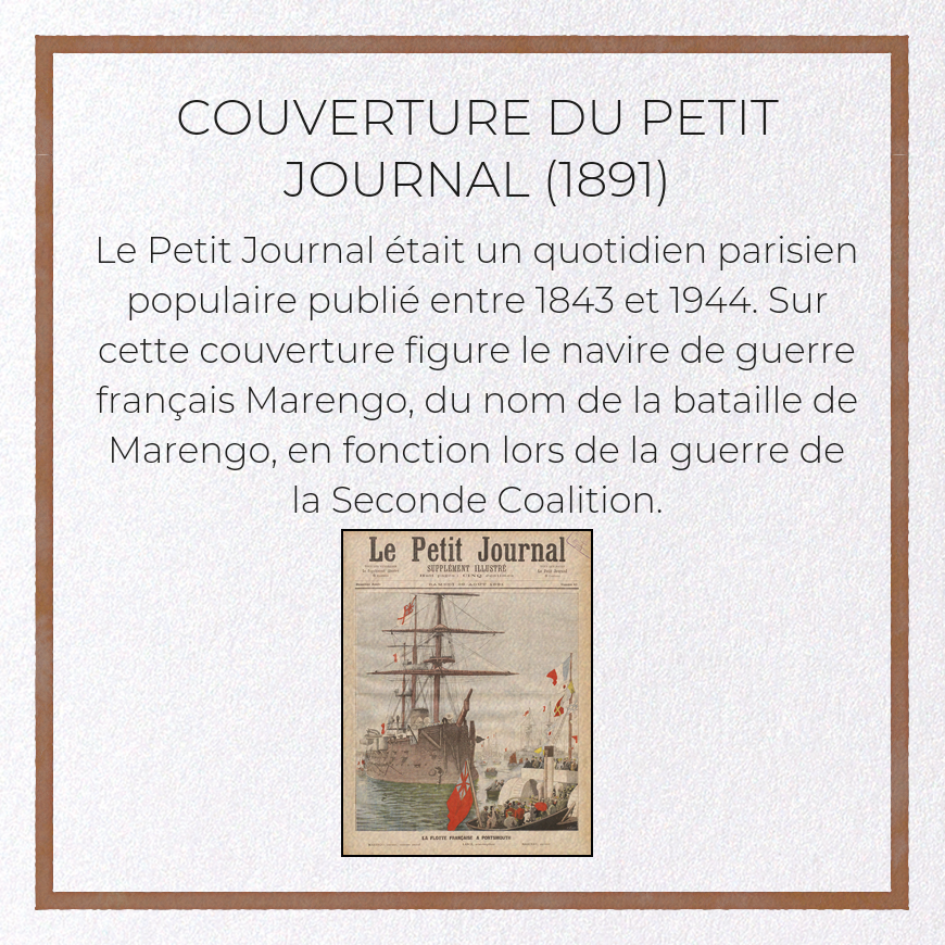 COUVERTURE DU PETIT JOURNAL (1891): Painting Greeting Card