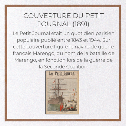 COUVERTURE DU PETIT JOURNAL (1891): Painting Greeting Card