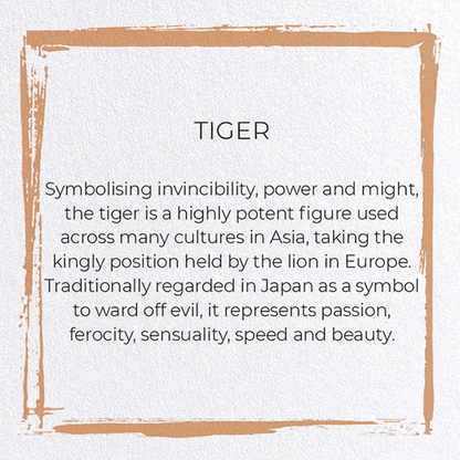 TIGER: Japanese Greeting Card