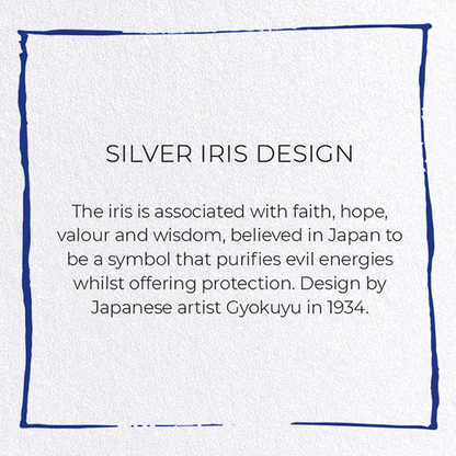 SILVER IRIS DESIGN: Japanese Greeting Card