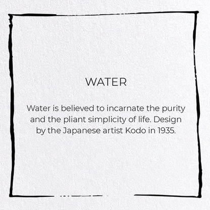 WATER: Japanese Greeting Card