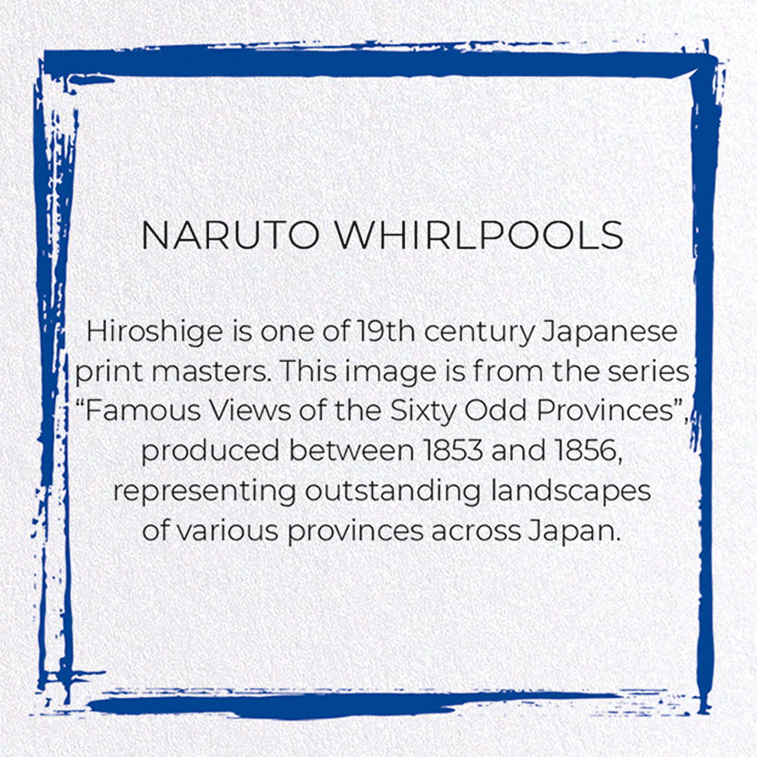 NARUTO WHIRLPOOLS: Japanese Greeting Card