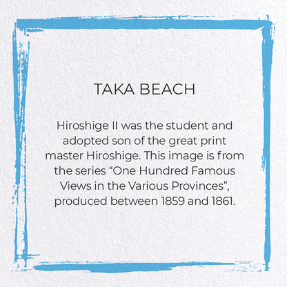 TAKA BEACH: Japanese Greeting Card