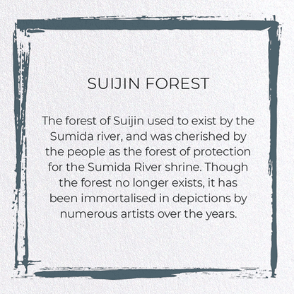 SUIJIN FOREST: Japanese Greeting Card