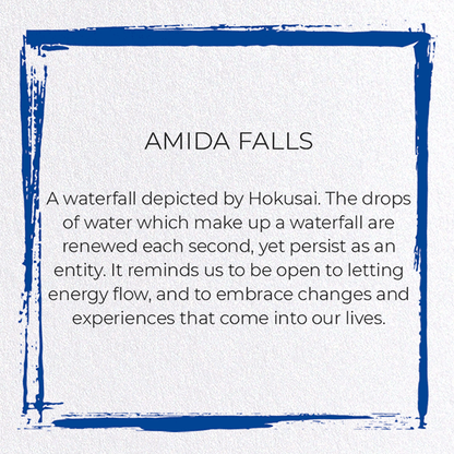 AMIDA FALLS: Japanese Greeting Card