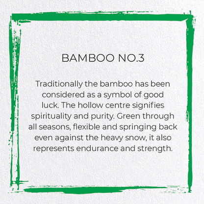 BAMBOO NO.3: Japanese Greeting Card