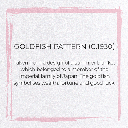GOLDFISH PATTERN (C.1930): Pattern Greeting Card