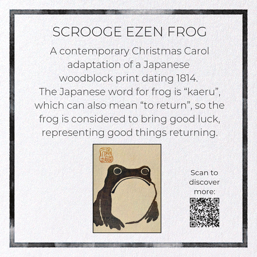 SCROOGE EZEN FROG: Japanese Greeting Card