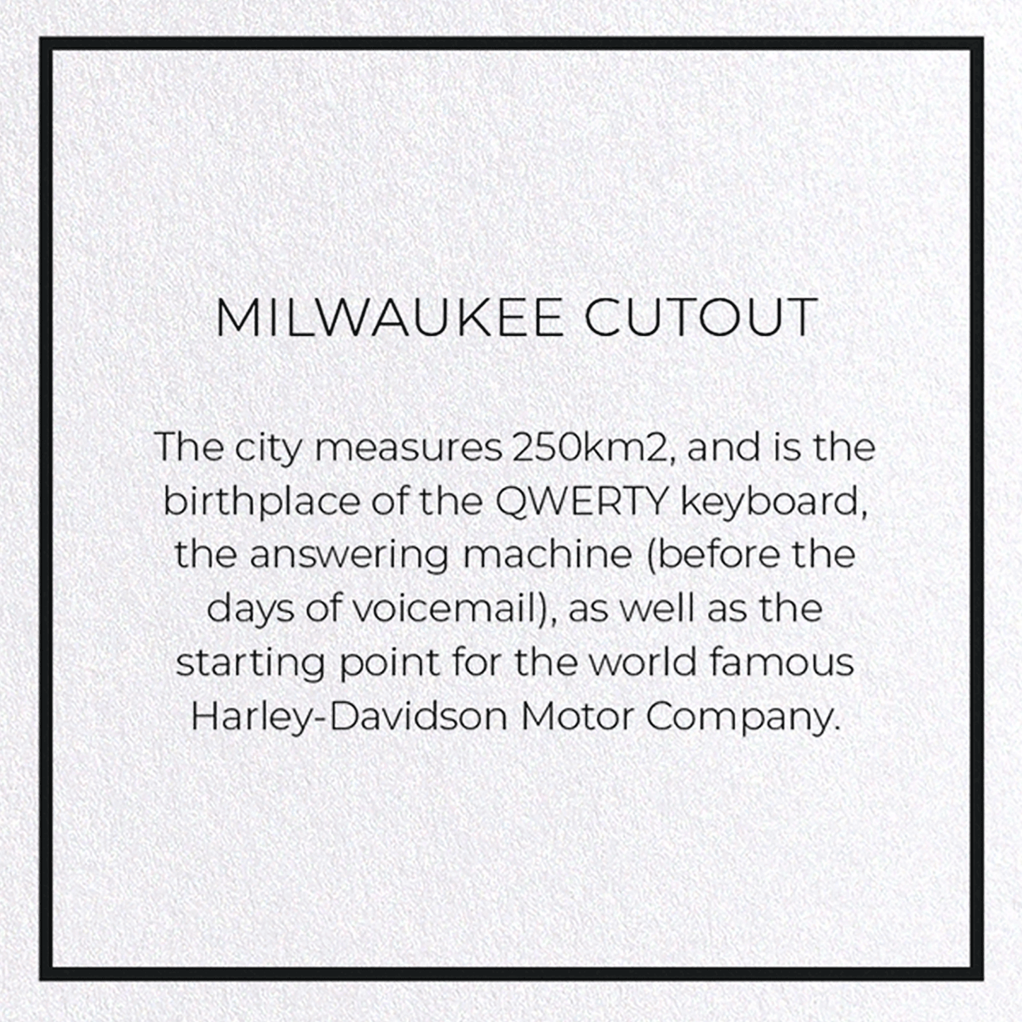 MILWAUKEE CUTOUT: 8xCards