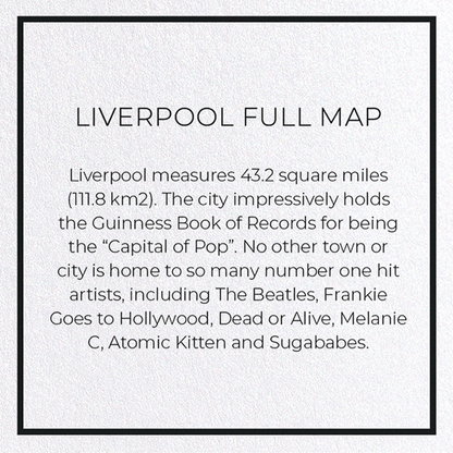 LIVERPOOL FULL MAP: 8xCards