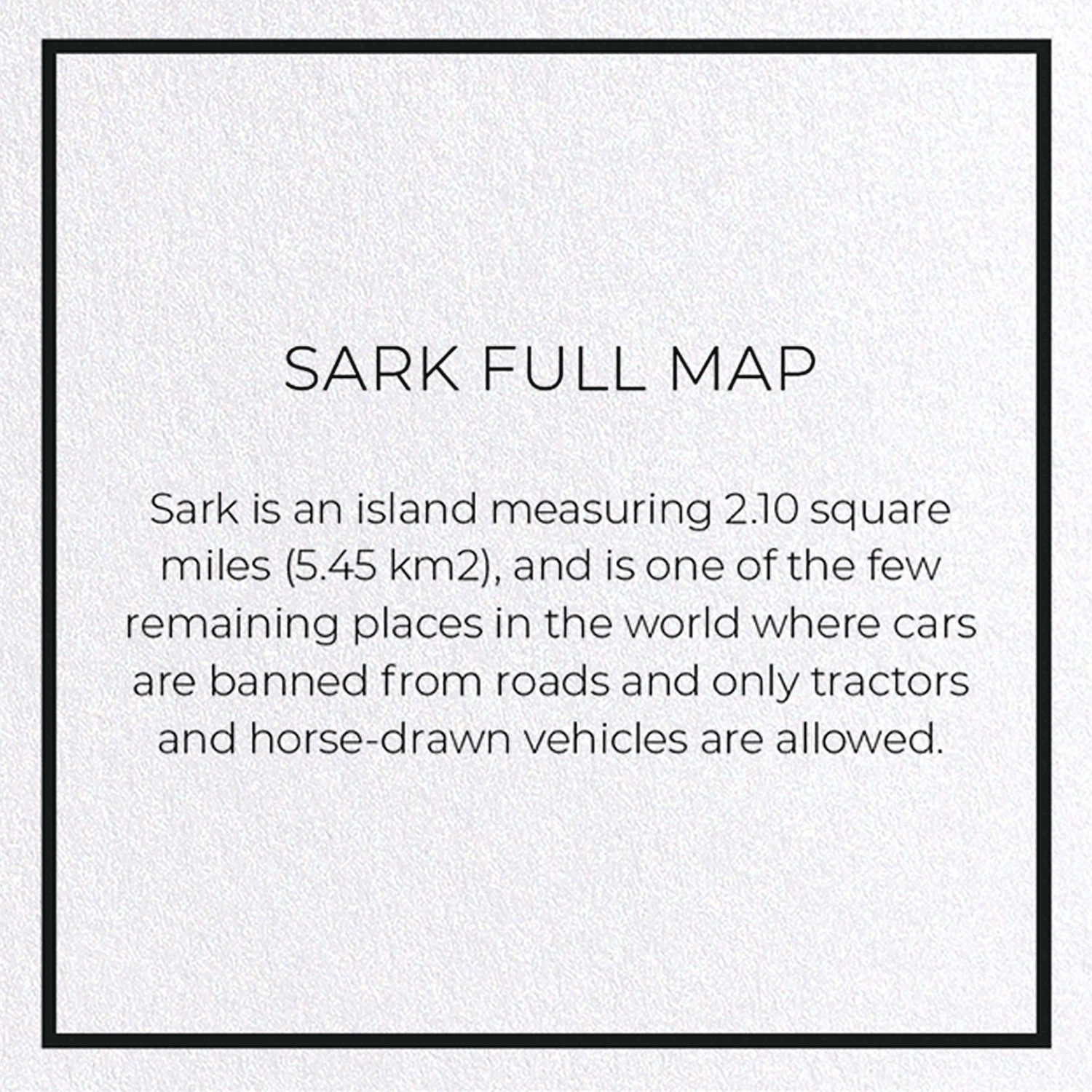 SARK FULL MAP: 8xCards
