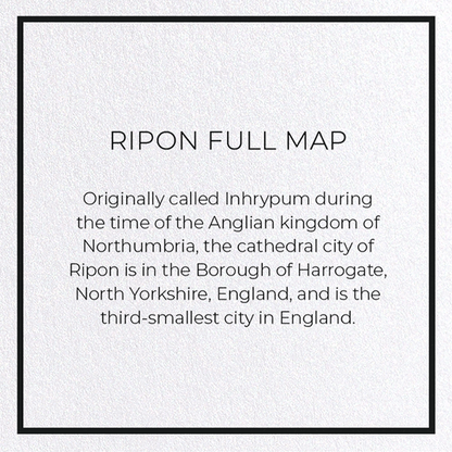 RIPON FULL MAP: 8xCards