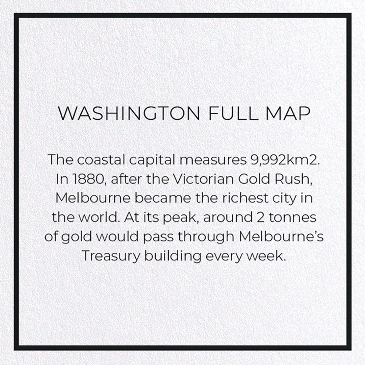 MELBOURNE FULL MAP: 8xCards