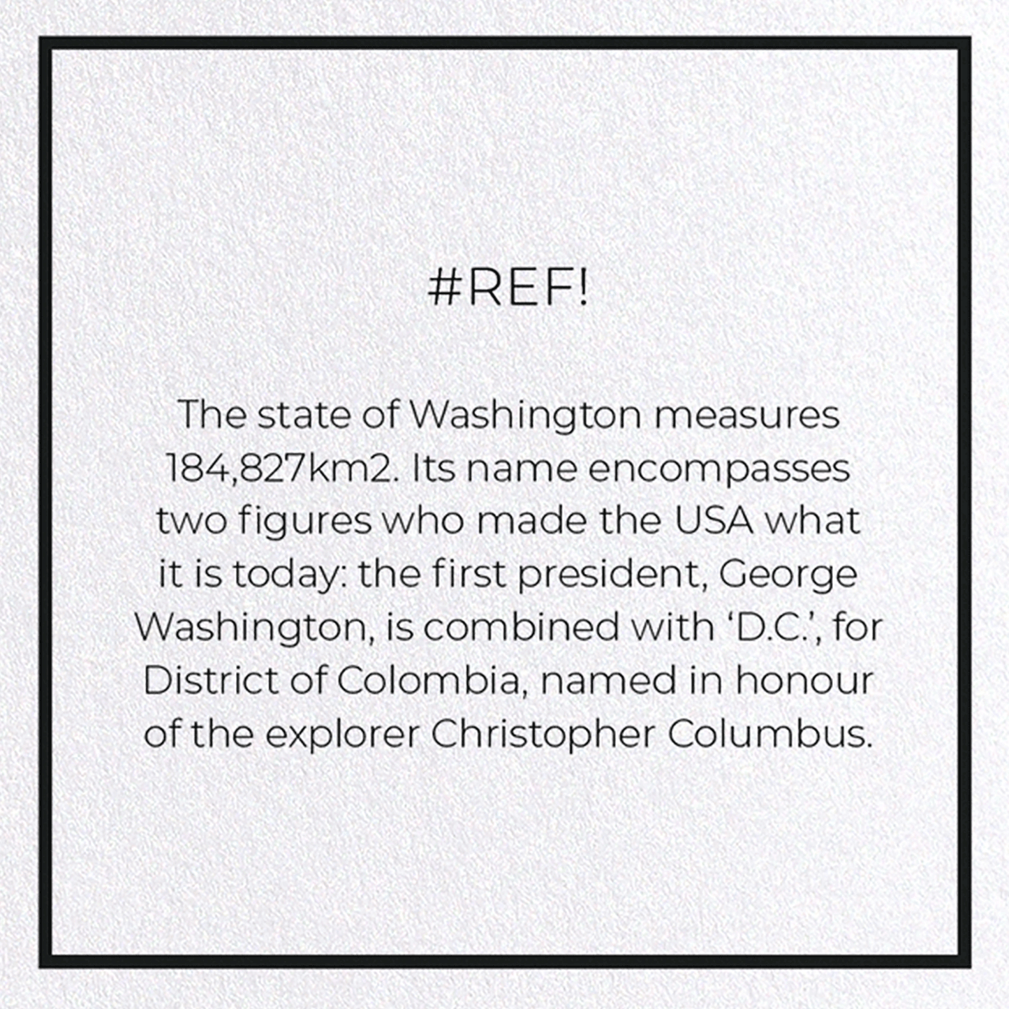 WASHINGTON FULL MAP: 8xCards