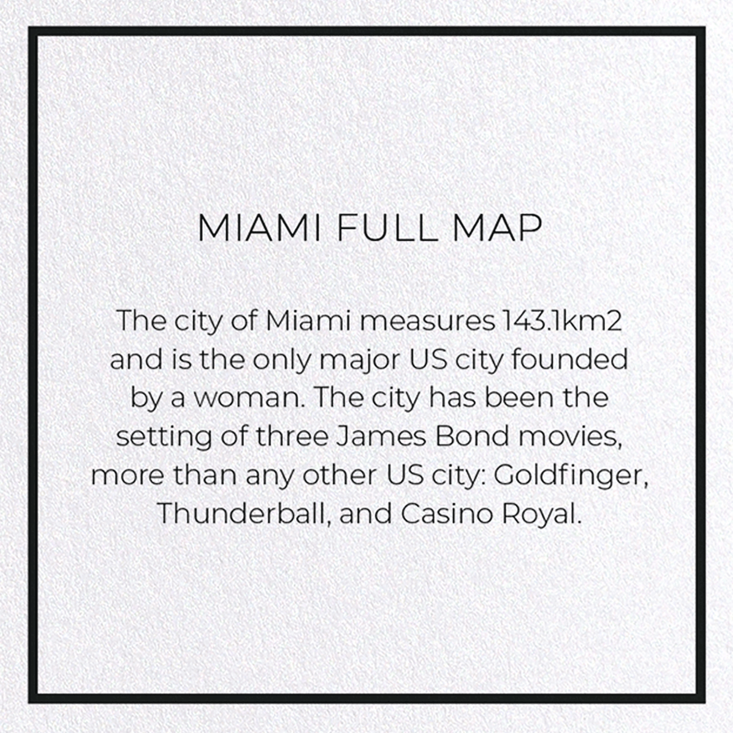 MIAMI FULL MAP: 8xCards