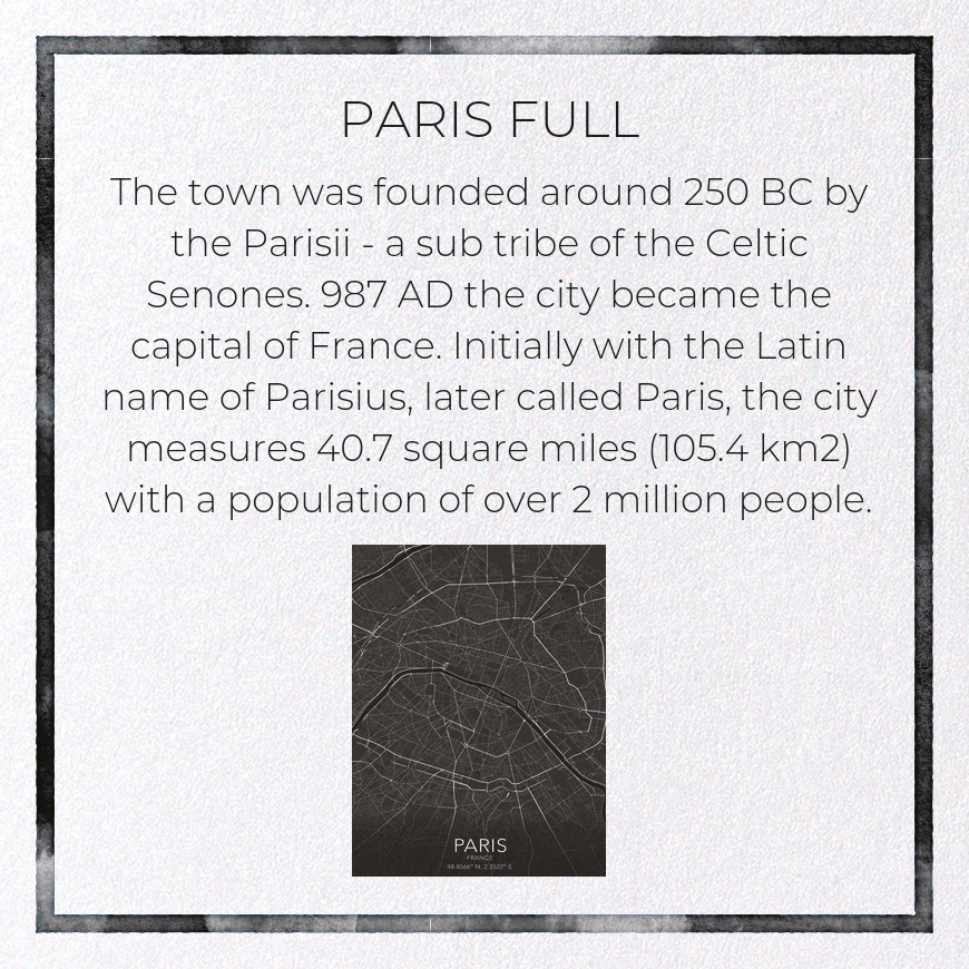 PARIS FULL: Greeting Card
