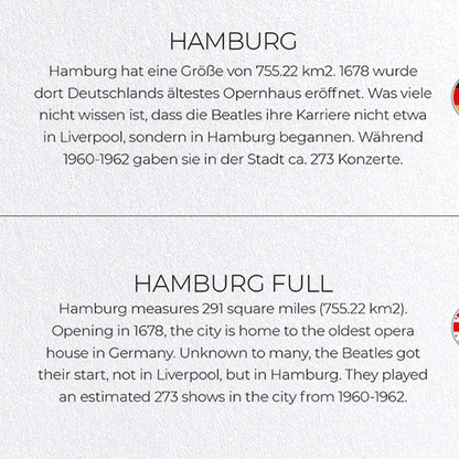 HAMBURG FULL: Map Full Greeting Card