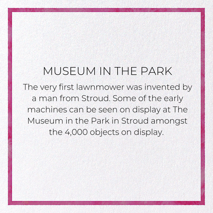 MUSEUM IN THE PARK