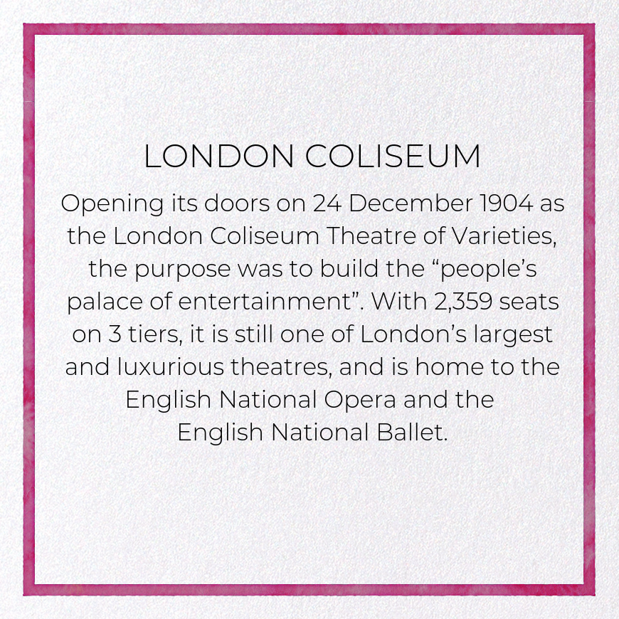 LONDON COLISEUM