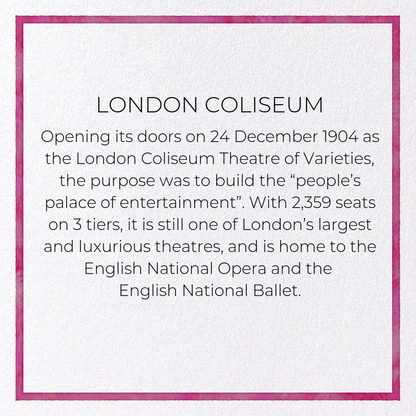 LONDON COLISEUM