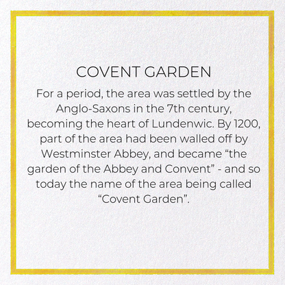 COVENT GARDEN