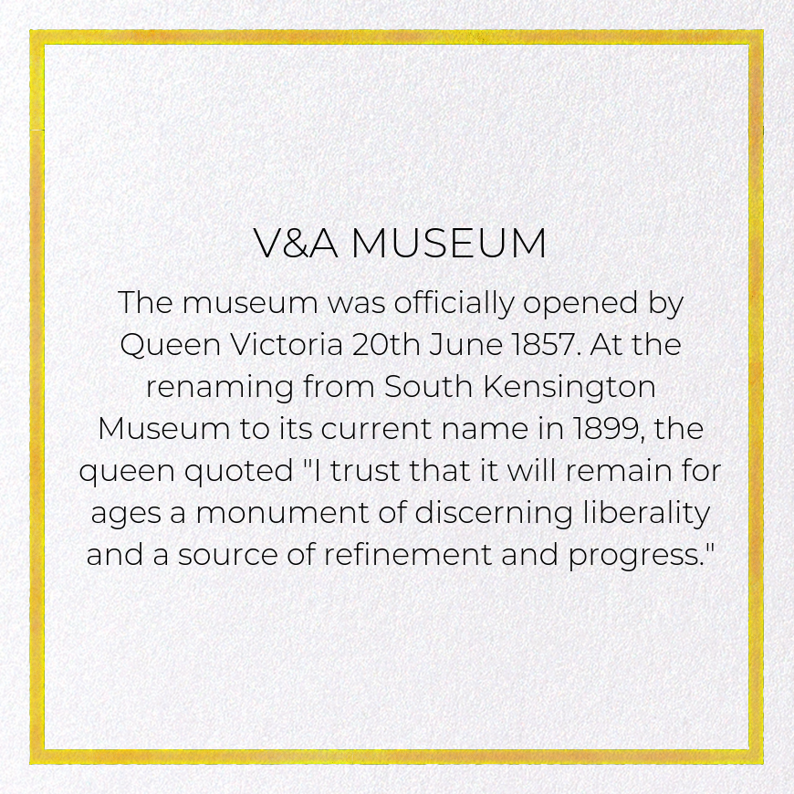 V&A MUSEUM