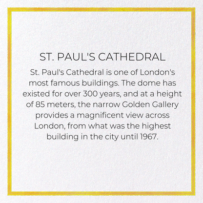 ST. PAUL'S CATHEDRAL