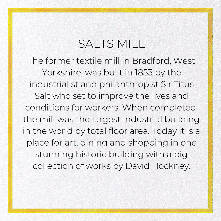 SALTS MILL