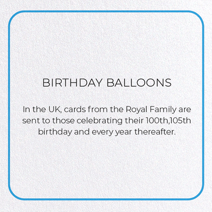 BIRTHDAY BALLOONS: Photo Greeting Card