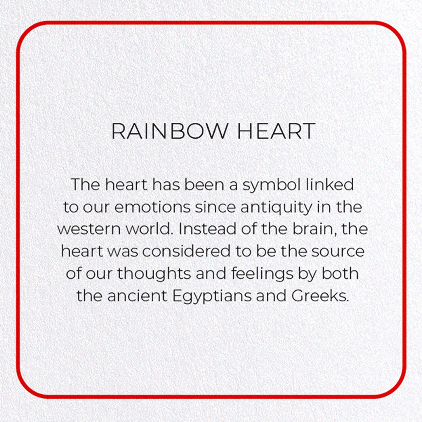 RAINBOW HEART: Photo Greeting Card